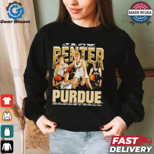 Jack Benter Purdue Boilermakers basketball vintage graphic shirt