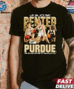 Jack Benter Purdue Boilermakers basketball vintage graphic shirt