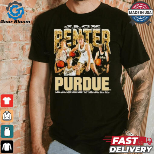 Jack Benter Purdue Boilermakers basketball vintage graphic shirt