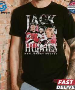 Jack hughes new jersey vintage signature shirt