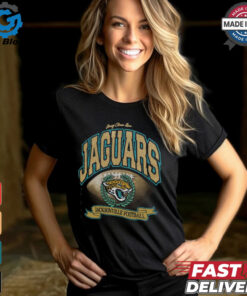 Jacksonville Jaguars Stoney Clover Lane x '47 Black Glitter Rocker Retro Tubular T Shirt