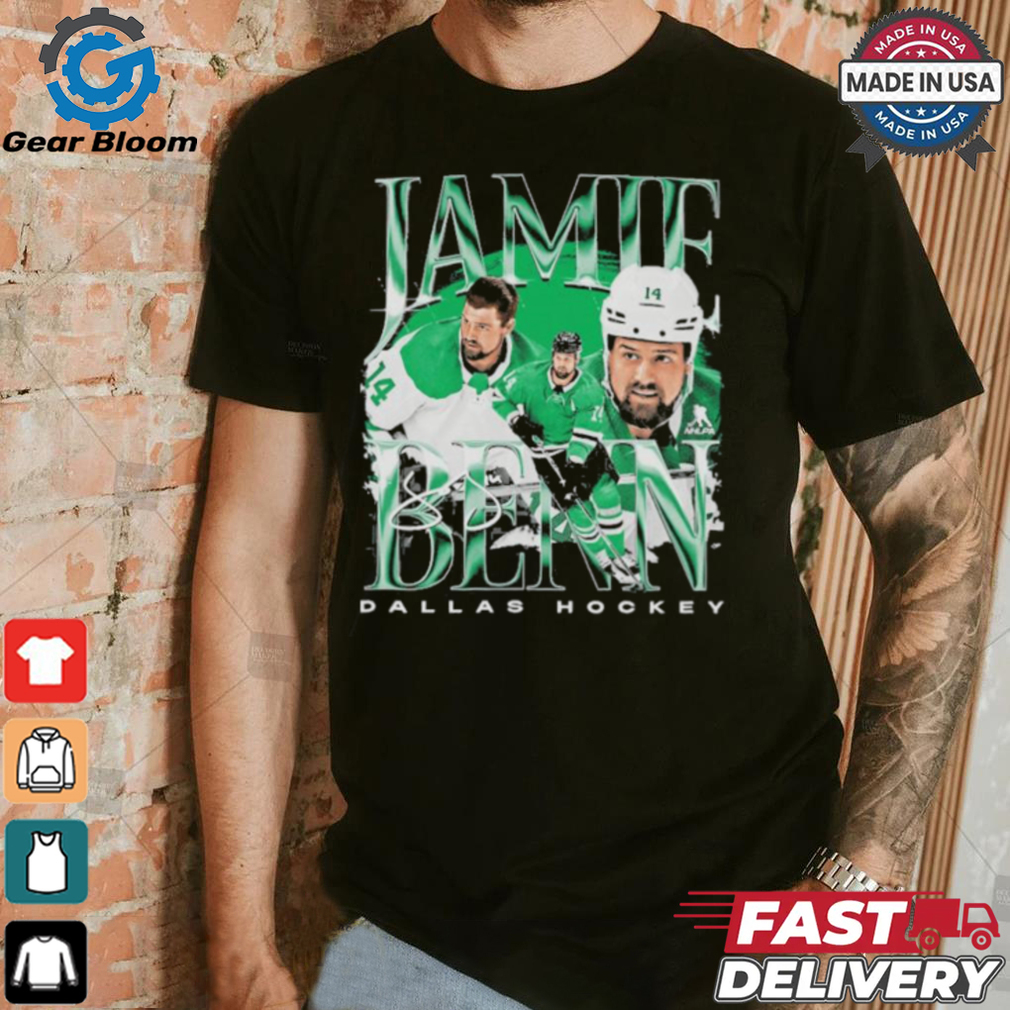 Jamie benn Dallas vintage signature shirt Jamie benn Dallas vintage signature shirt