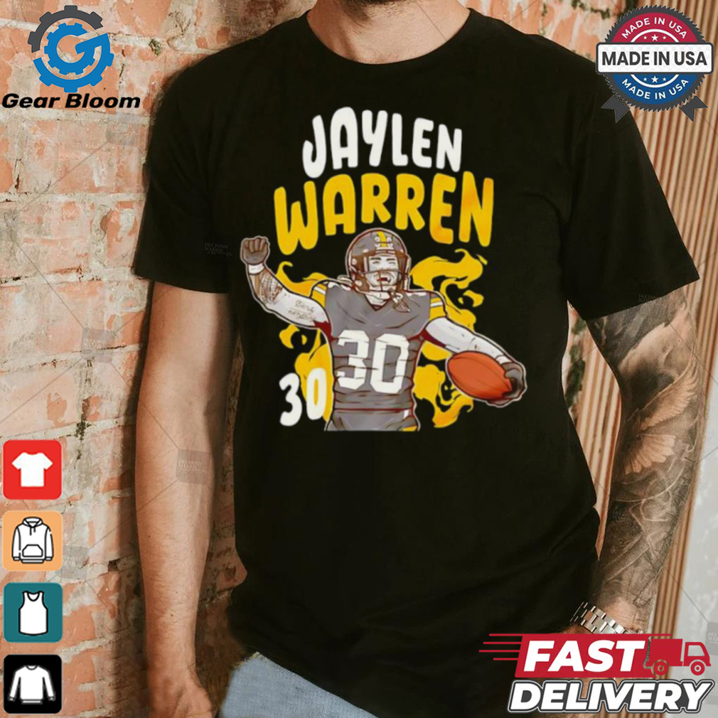 Jaylen Warren 30 Pittsburgh Steelers football graphic shirt Jaylen Warren 30 Pittsburgh Steelers football graphic shirt