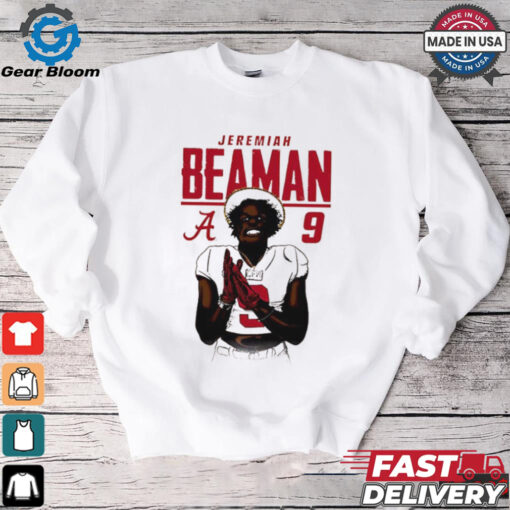 Jeremiah Beaman Alabama Crimson Tide caricature shirt