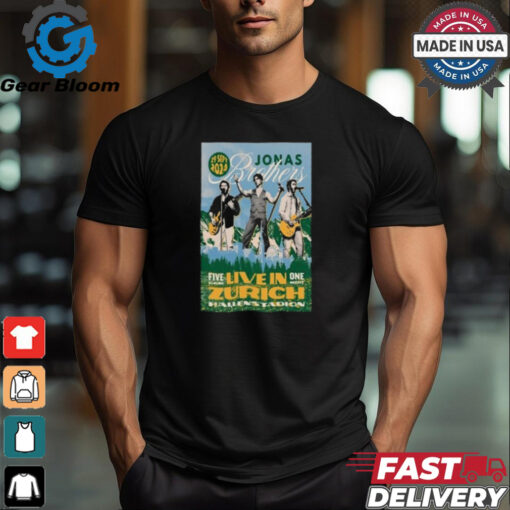 Jonas Brothers September 29 2024 Live At Zurich, Hallenstadion Concert Shirt