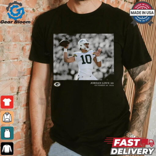 Jordan Love Green Bay Packers NFL Flash Features Week 7 T Shirt