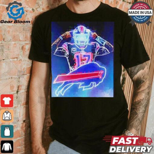 Josh Allen Buffalo Bills neon shirt