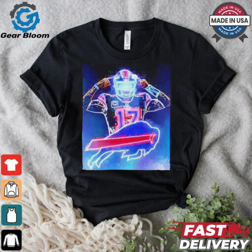 Josh Allen Buffalo Bills neon shirt