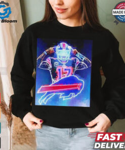 Josh Allen Buffalo Bills neon shirt