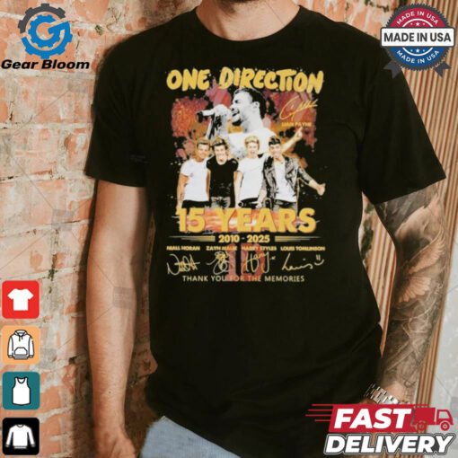 One Direction Liam Payne 15 Years 2010 2025 Thank You For The Memories T Shirt