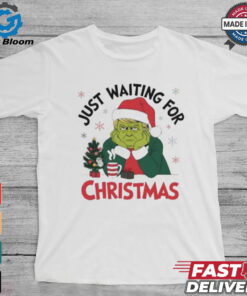 Just Waiting For Christmas Trump Grinchmas Shirt