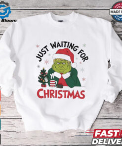 Just Waiting For Christmas Trump Grinchmas Shirt