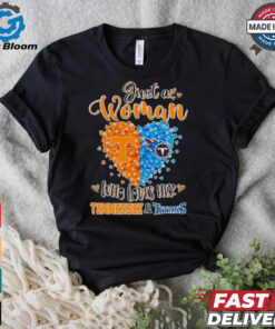 Just a woman who loves her Tennessee and Titans shirt