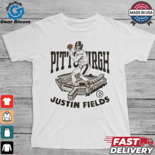 Justin Fields Pittsburgh Steelers Stadium Acrisure Stadium T Shirts