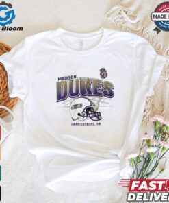 JMU Football Helmet Grid Harrisonburg, Va T Shirt