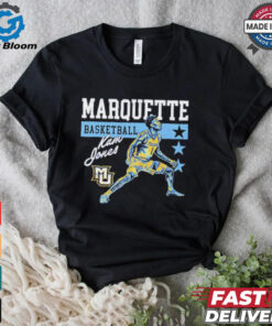 Kam Jones Marquette Golden Eagles basketball cartoon shirt