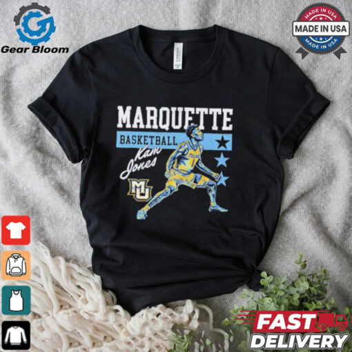 Kam Jones Marquette Golden Eagles basketball cartoon shirt