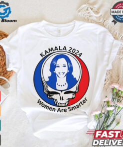 Kamala Harris Grateful Dead 2024 women are smarter shirt