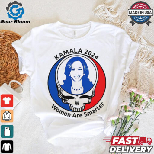 Kamala Harris Grateful Dead 2024 women are smarter shirt