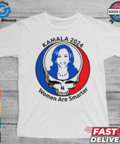 Kamala Harris Grateful Dead 2024 women are smarter shirt