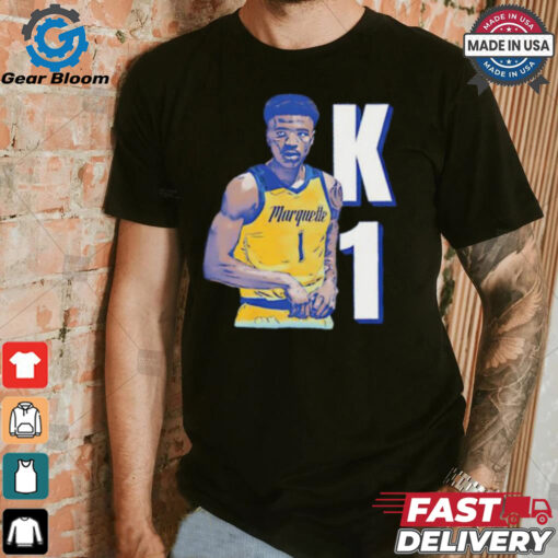 Kameron Jones Marquette Golden Eagles cartoon shirt