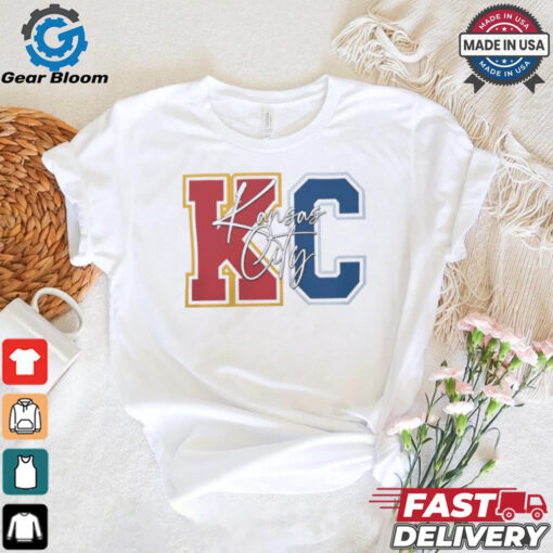 Kansas City Chiefs And Kansas City Royals KC logo shirt