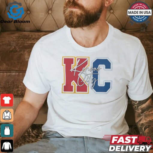 Kansas City Chiefs And Kansas City Royals KC logo shirt