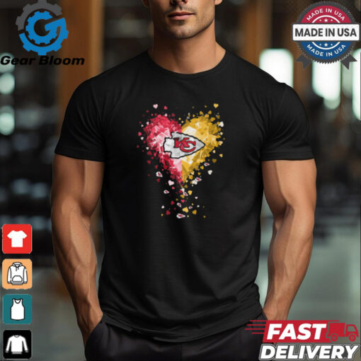 Kansas City Chiefs Crystal Heart Shirt