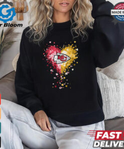 Kansas City Chiefs Crystal Heart Shirt