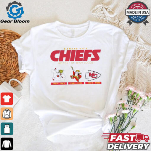 Kansas City Chiefs History Of Team Logos Shirt