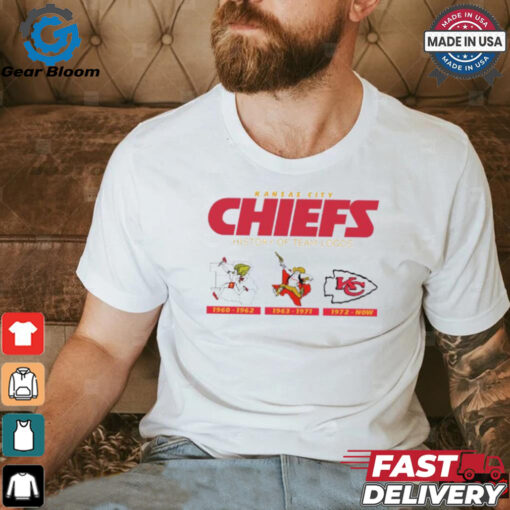 Kansas City Chiefs History Of Team Logos Shirt