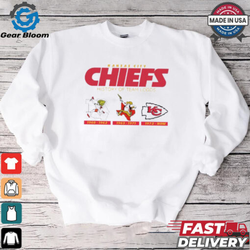 Kansas City Chiefs History Of Team Logos Shirt