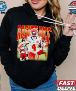Kansas City Chiefs Rashee Rice No. 4 graphic shirt