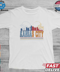 Kansas City Chiefs and Kansas City Royals skyline 2024 shirt