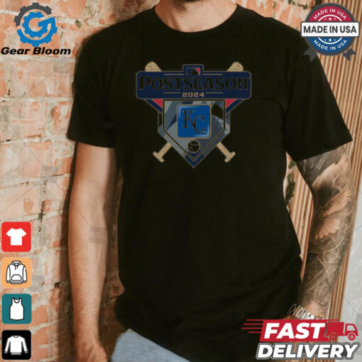 Kansas City Royals 2024 MLB Postseason logo t shirt