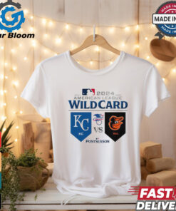 Kansas City Royals Vs Baltimore Orioles 2024 AL Wild Card Game T Shirt