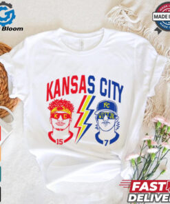 Kansas City Royals and Kansan City Chiefs football Patrick Mahomes vs Witt Jr. shirt