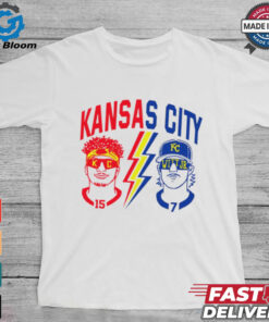 Kansas City Royals and Kansan City Chiefs football Patrick Mahomes vs Witt Jr. shirt