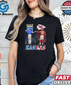 Kansas Sports Teams Bobby Witt Jr. And Patrick Mahomes 2024 Signatures Shirt