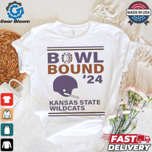 Kansas State Wildcats 2024 Bowl Bound Helmet Shirt