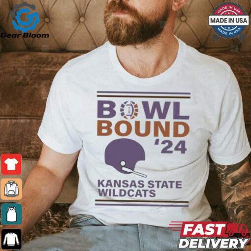 Kansas State Wildcats 2024 Bowl Bound Helmet Shirt