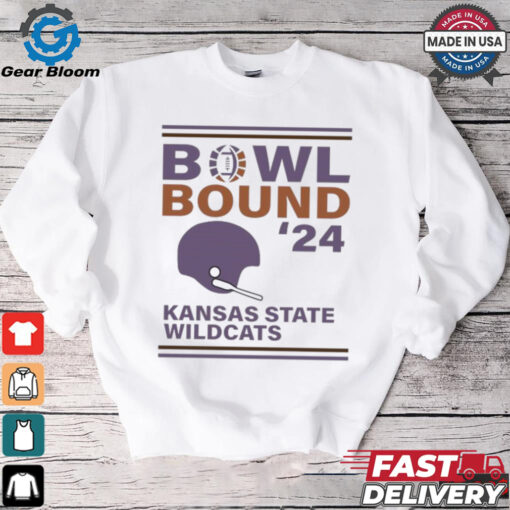 Kansas State Wildcats 2024 Bowl Bound Helmet Shirt