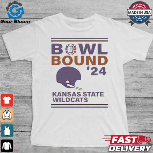 Kansas State Wildcats 2024 Bowl Bound Helmet Shirt