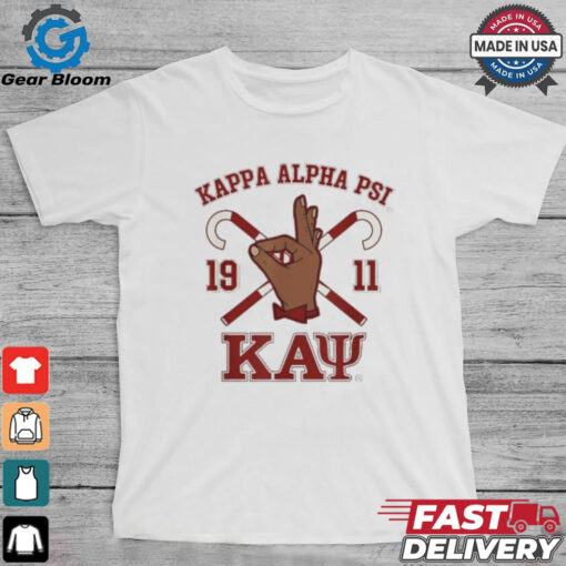 Kappa Alpha PSI Fraternity 1911 OK Gesture shirt