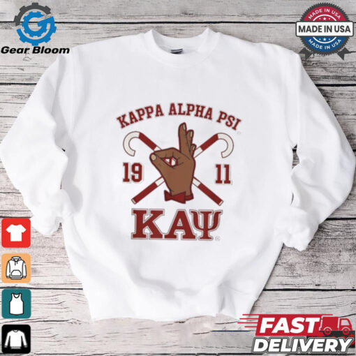 Kappa Alpha PSI Fraternity 1911 OK Gesture shirt