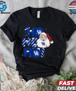 Kentucky Wildcats Ho Ho Ho Santa Claus Christmas shirt