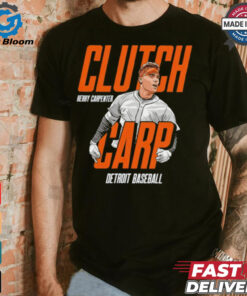 Kerry Carpenter Clutch Carp Detroit Tigers baseball shirt