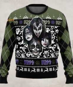 Kiss Band Christmas Holiday Ugly Sweater