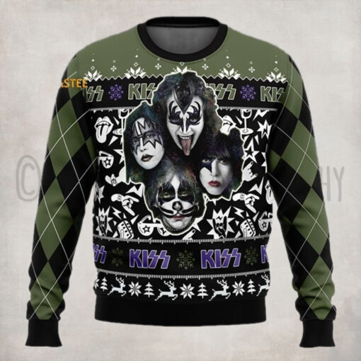 Kiss Band Christmas Holiday Ugly Sweater