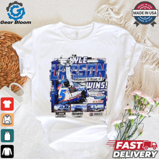 Kyle Larson 2024 Bank of America Roval 400 Race Win tee